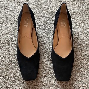 Franco Sarto Black Suede Pisa Pumps - NEW, NEVER WORN